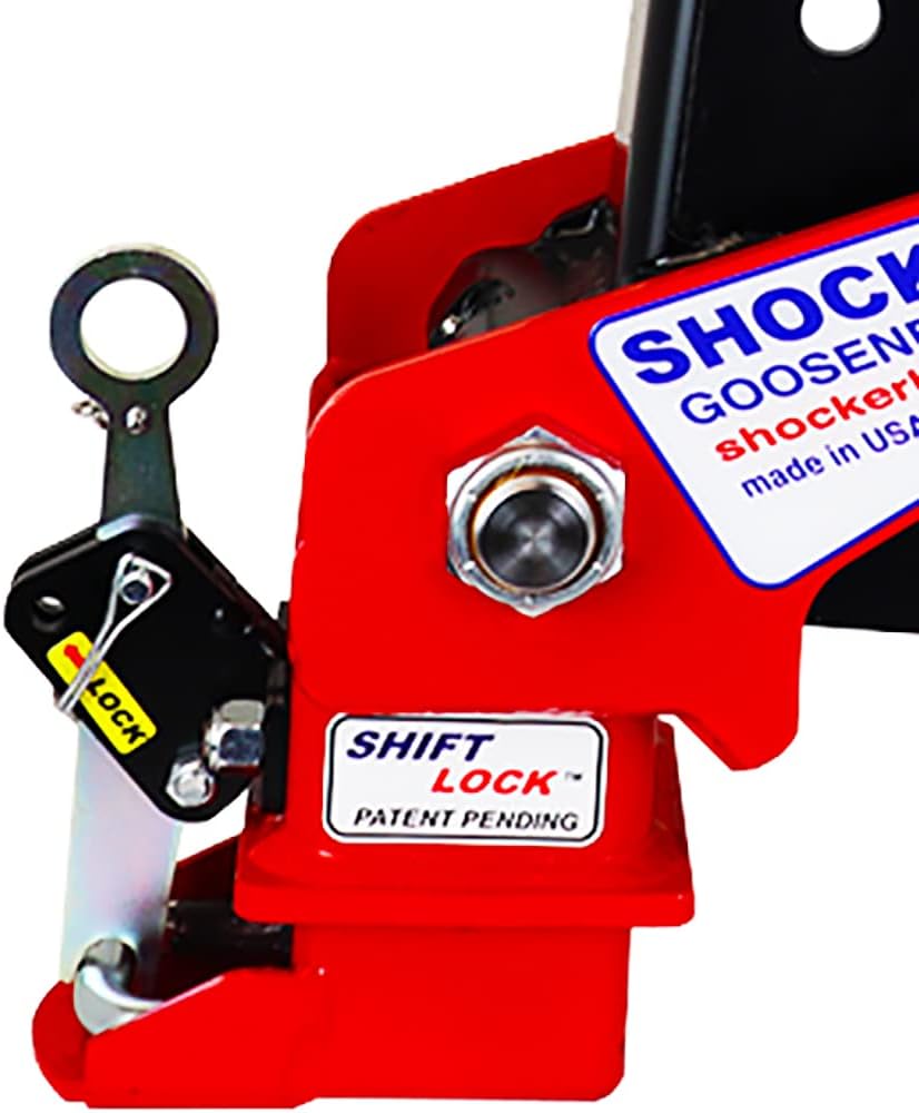 Gooseneck Air Hitch & Coupler, Round 4" Angled Pin 30K Coupler 9" Offset L48268