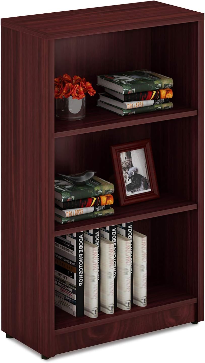 White 5 Shelf Wood Bookcase B408977