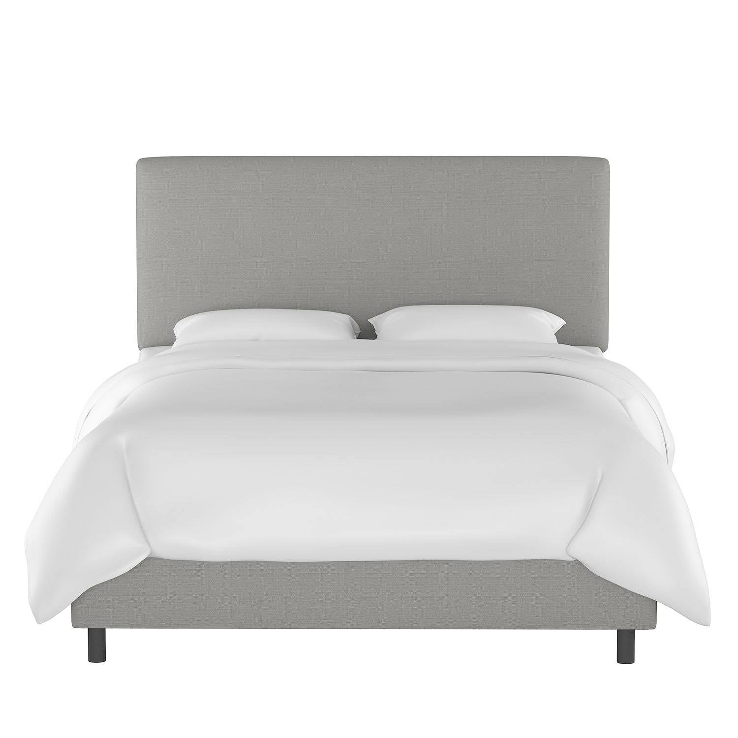 Navy Blue Full Microsuede Bed F309