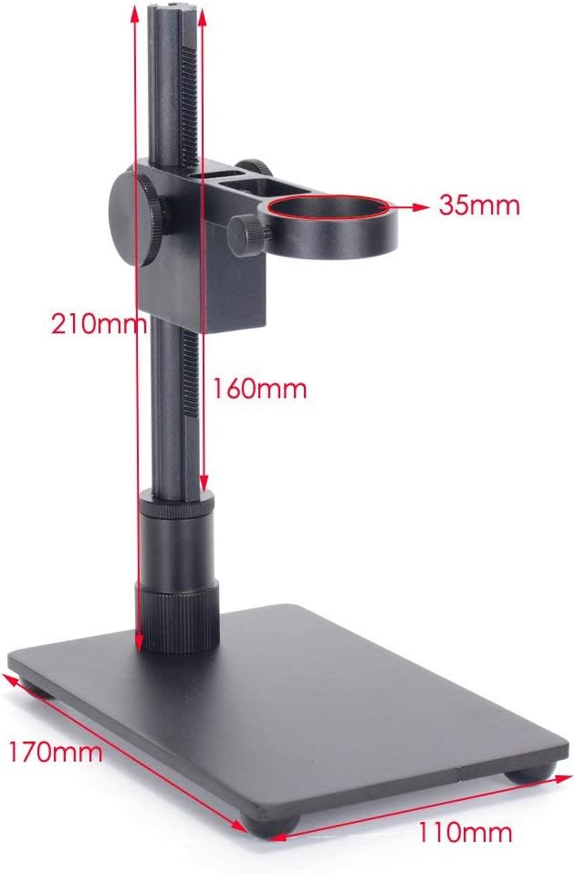 34MP 2K 1080P 60FPS Full HD HDMI USB Digital Video Microscope Camera with 150X Zoom C-Mount Lens and Adjustable Illumination R99425