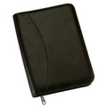 Black Zip Around Writing Padfolio E654