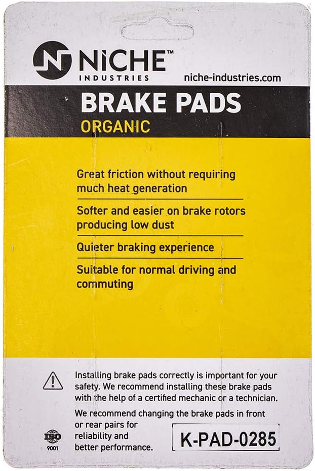 Brake Pad Set Organic Pack of 2 U758