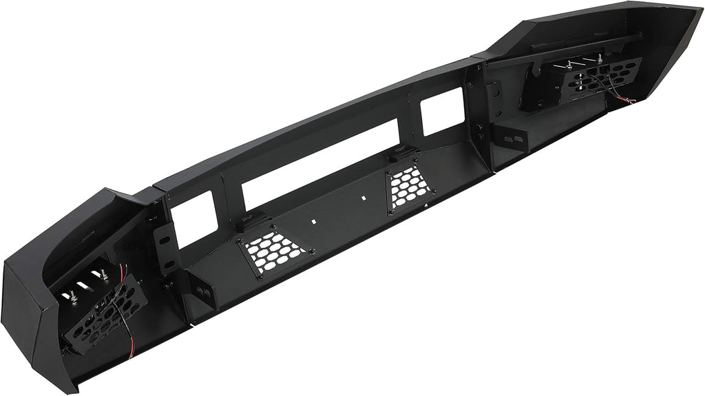 Steel Front Bumper 3 Piece with Cube Lights P491