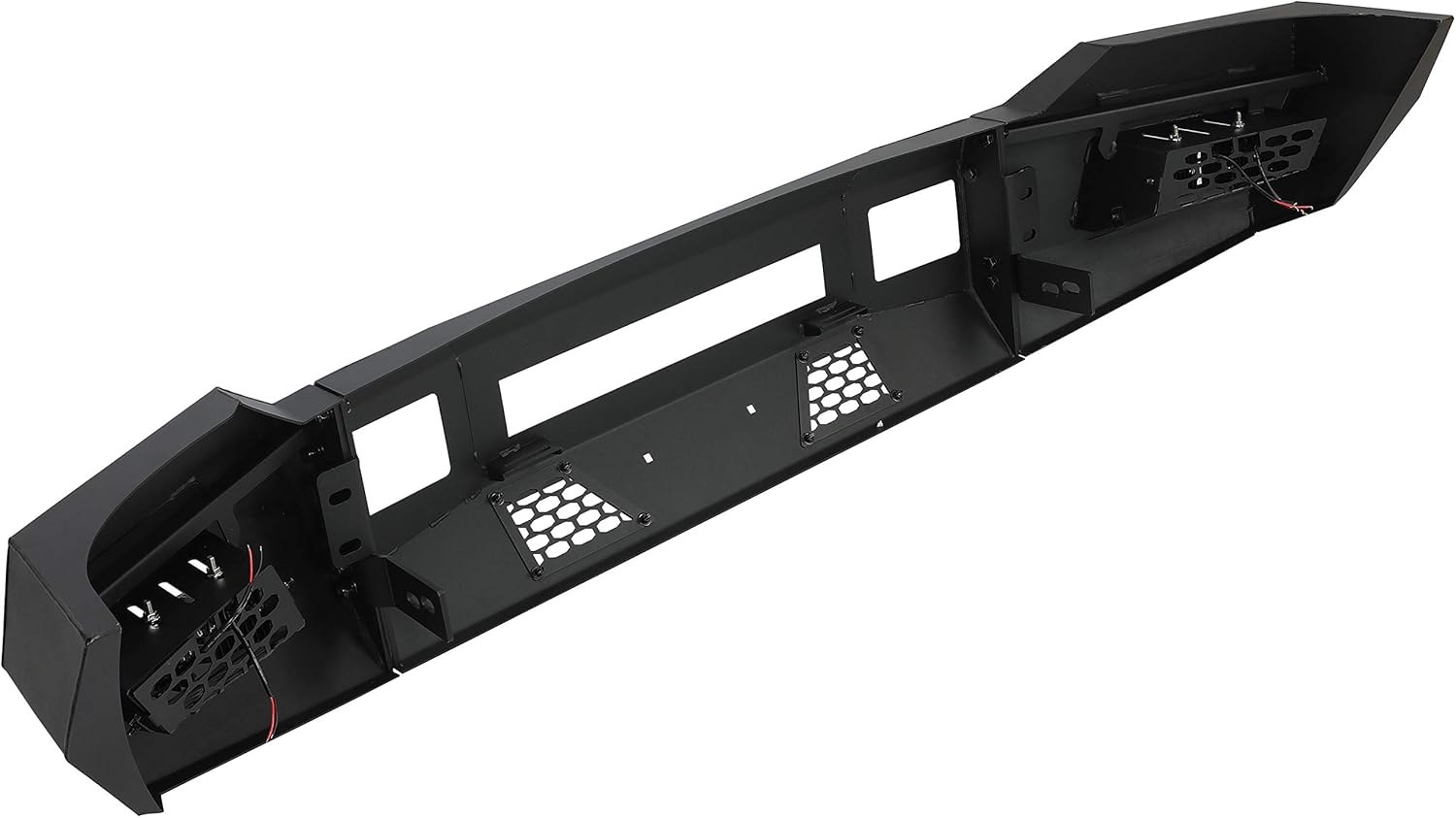 Steel Front Bumper 3 Piece with Cube Lights P491