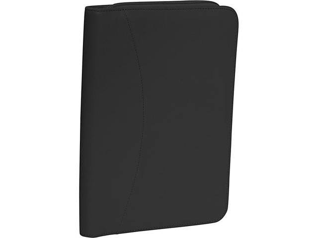 Black Zip Around Writing Padfolio E654