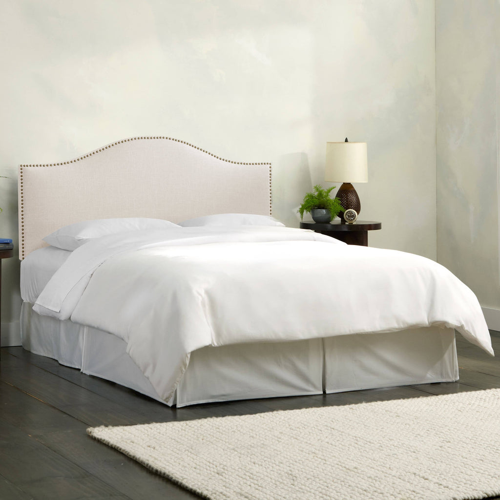 California King Nail Button Headboard D5737