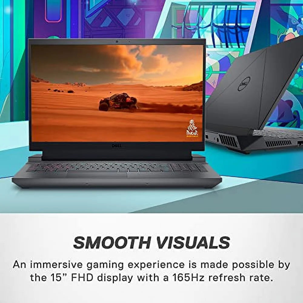 15.6-inch FHD 165Hz Display Gaming Laptop with Core i7-13650HX, 16GB DDR5 RAM, 512GB SSD, NVIDIA GeForce RTX 4050, Dark Shadow Gray F12009