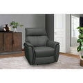 Grey Power Recliner with Power Adjustable Headrest Q831