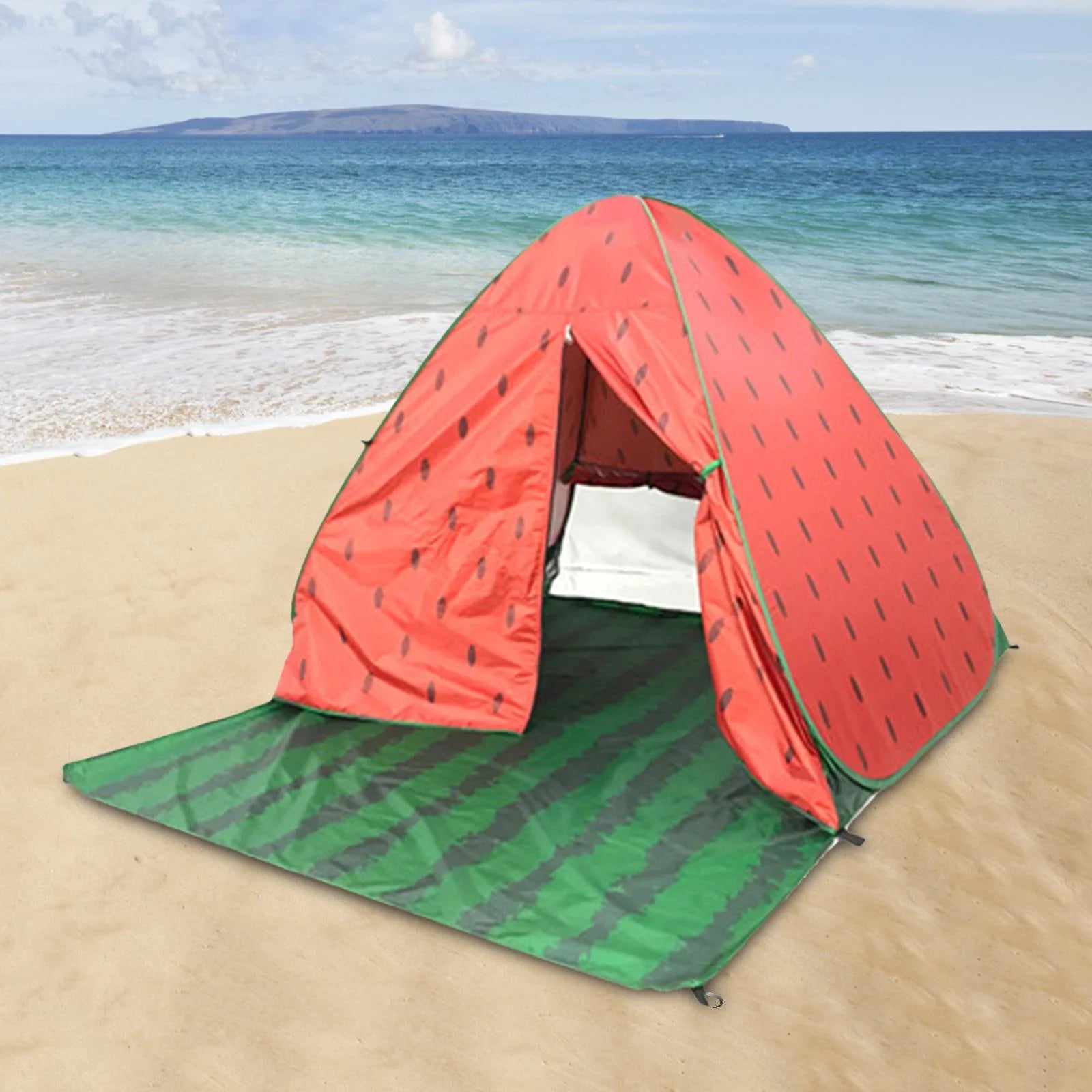 Beach Sun Protection Camping Tent with 6 Tent Stakes E982