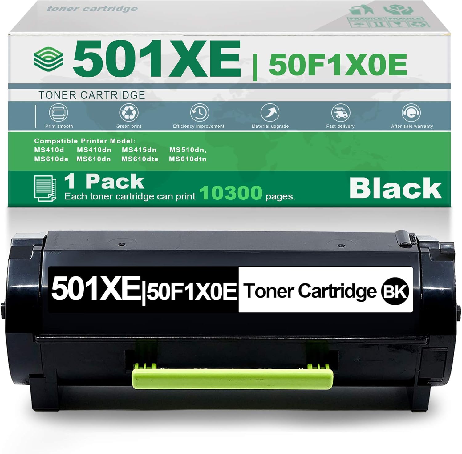 Black High Yield Remanufactured Toner Cartridge P691239