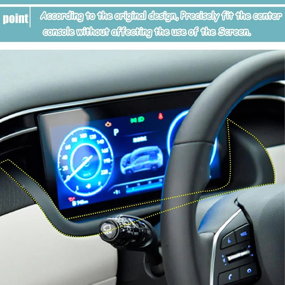 ABS Center Console Dashboard Cover Sticker Carbon Fiber Style W792835