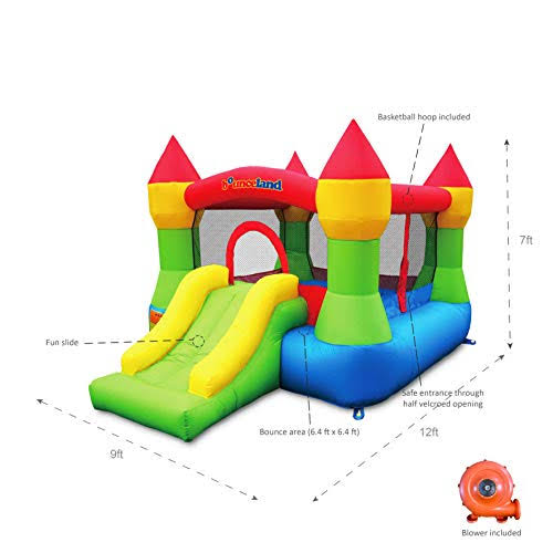 Castle Hoop Bounce House T737458