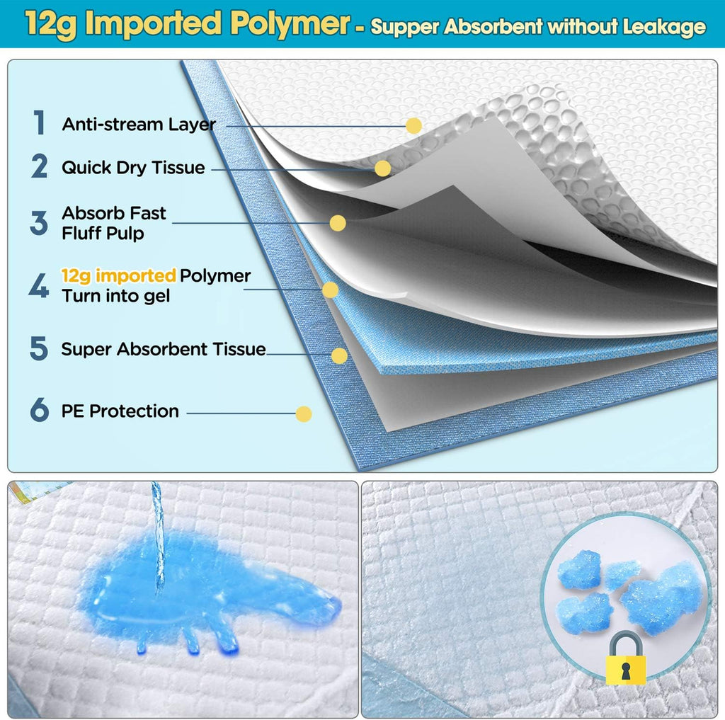 XL 28x34 Disposable Polymer Pet Training Pee Pads X576