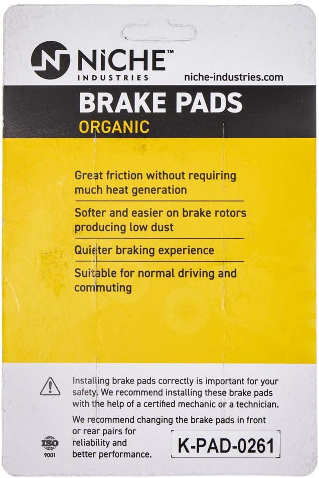 Brake Pad Set Organic Pack of 2 U758