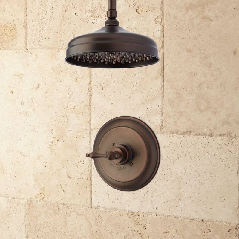 Pressure Balanced Shower Only Trim Package with 12x22 Shower Head and 6x22 Shower Arm S447
