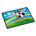 Cow Riding Bicycle Mat - 24 x 36 in. A1974
