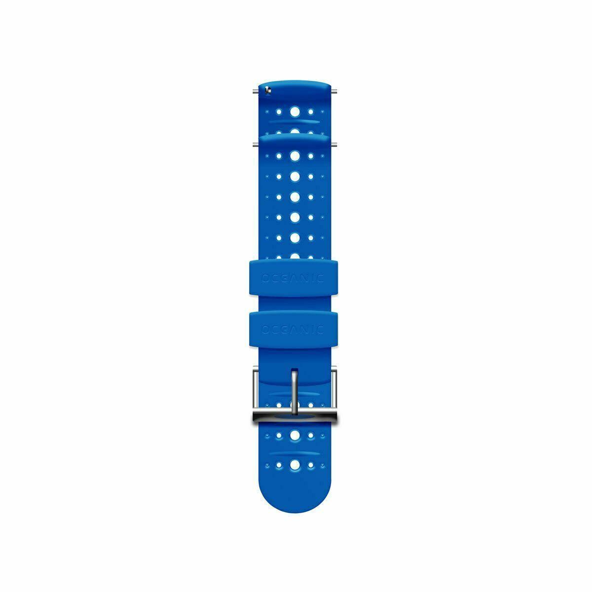 Blue/Satin Dive Computer Strap Set P1261