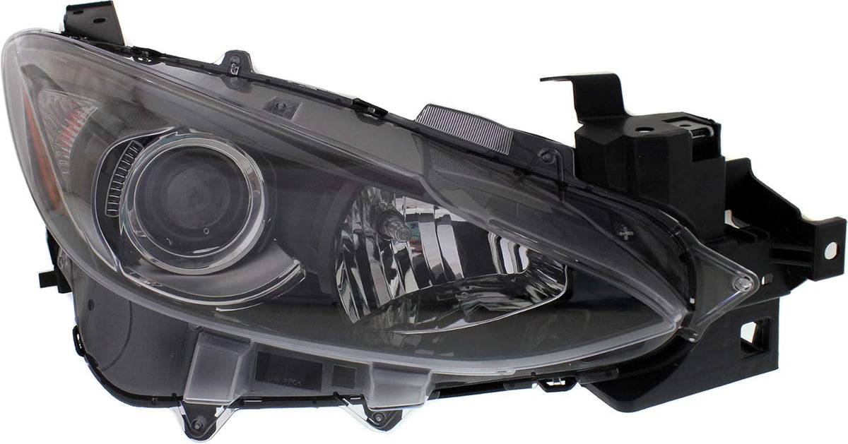Headlight Assembly Compatible with 2014-2016 Mazda 3 Halogen Driver Side E175575