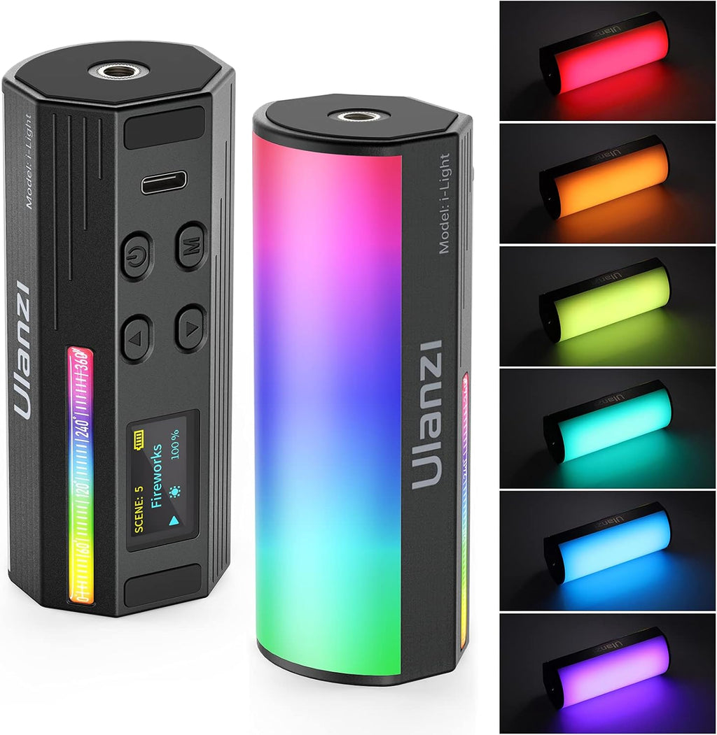 RGB LED Video Light Wand with LCD L5848