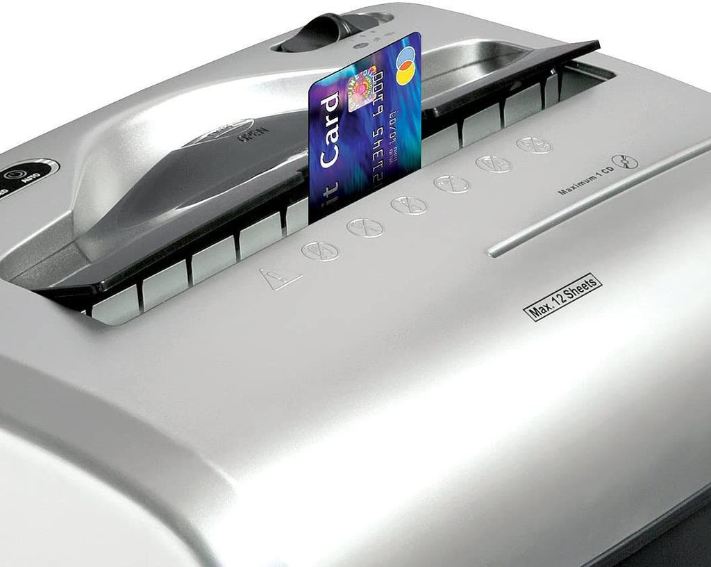 12-Sheet Cross-Cut Paper/CD/Credit-Card Shredder P7011