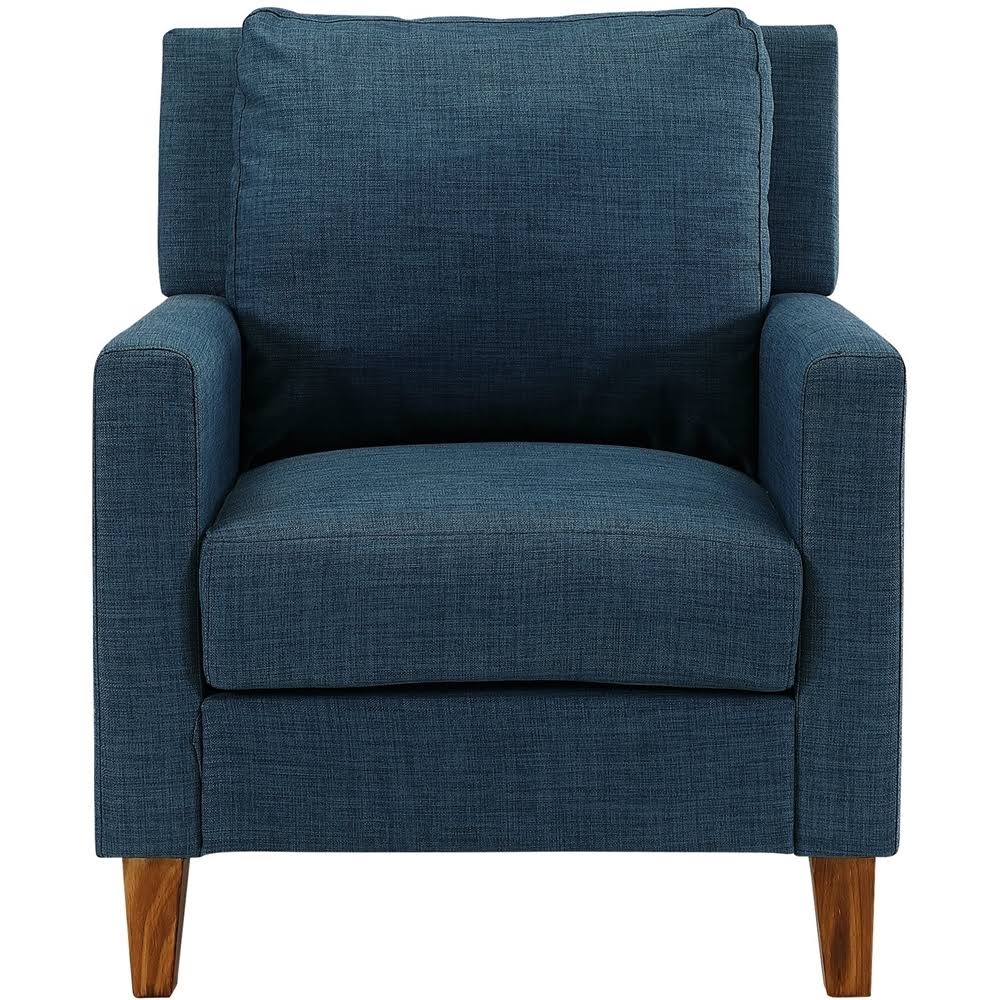 Navy Blue Linen Accent Chair D11007