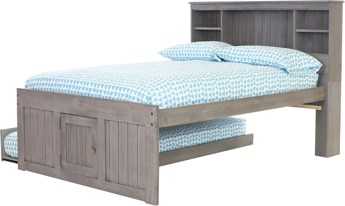 Full Bookcase Bed with 3 Drawers & Trundle H981842