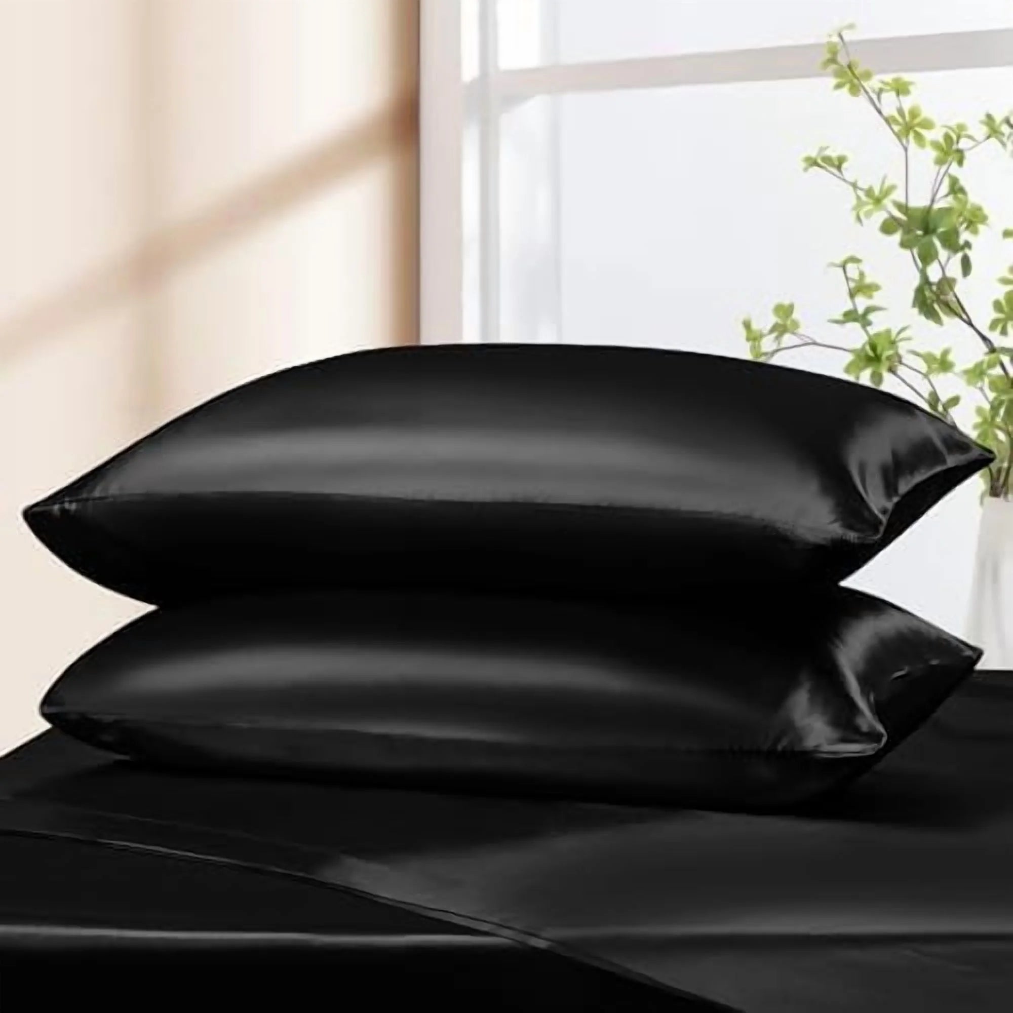 4Pcs Half Split Flex Head King Sheets Set with 14-16 Inch Deep Pockets V9059
