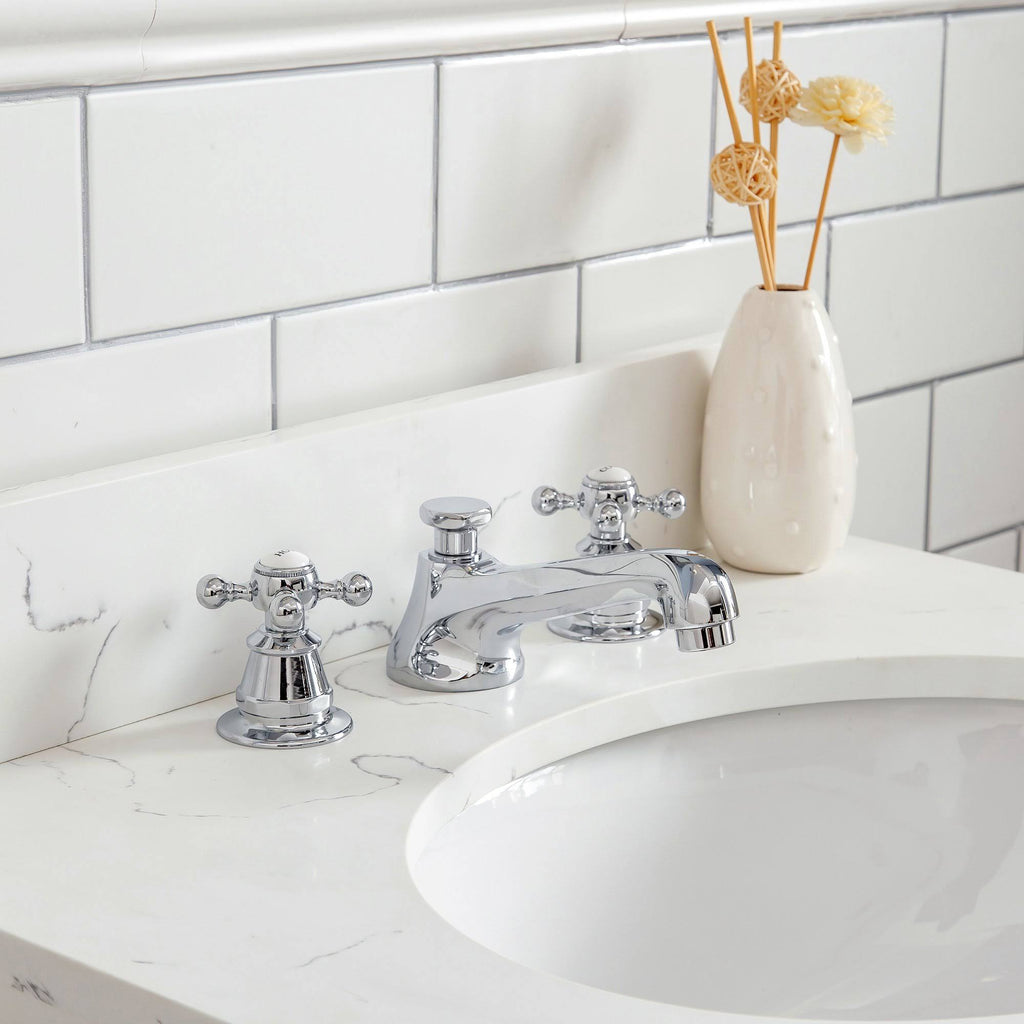 Cashmere Grey Quartz Single Sink Vanity S463