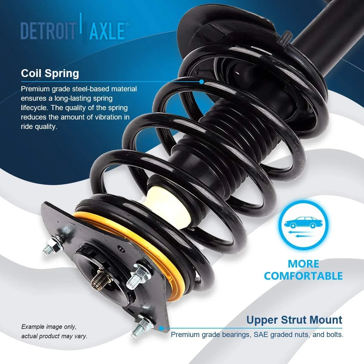 Front Struts Lower Control Arms with Ball Joints Sway Bars Outer Tie Rods 8pc Set O236
