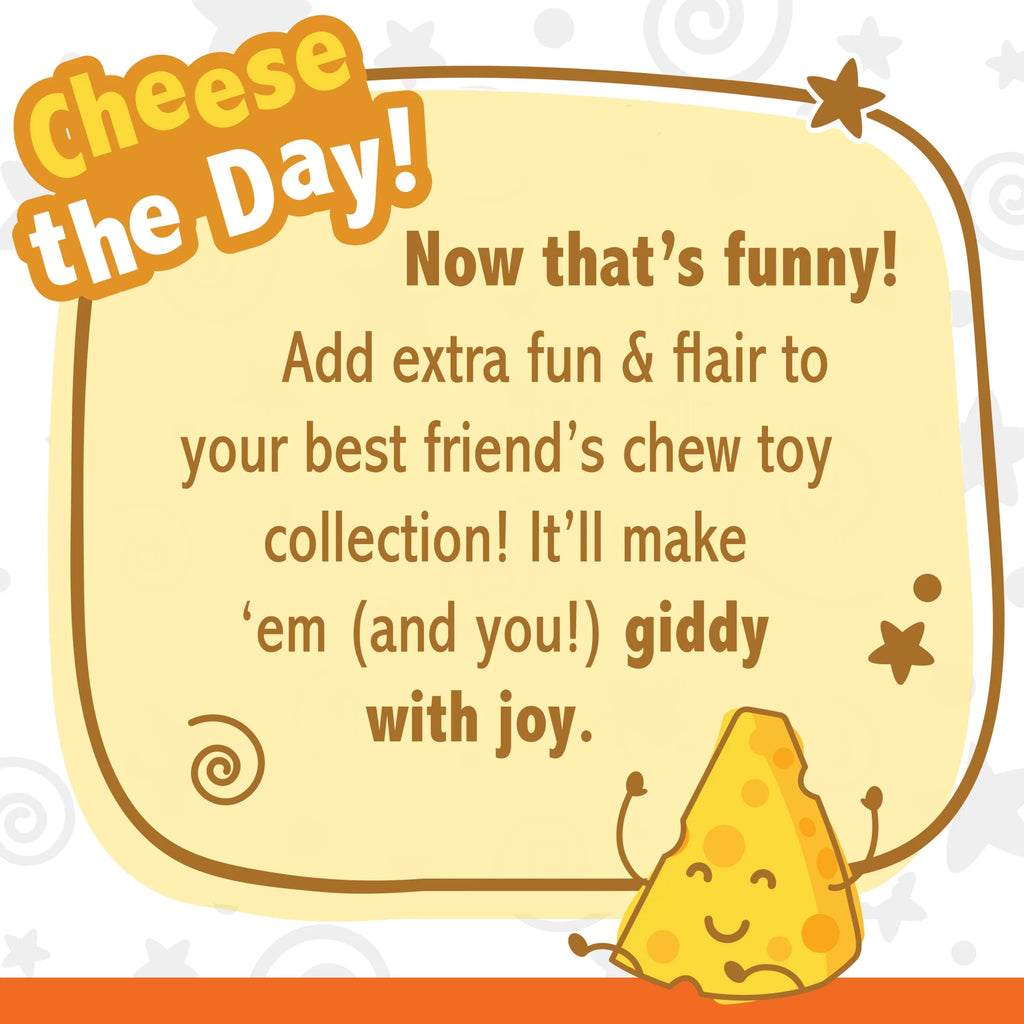 Cheese X-Large Dog Toy Z654