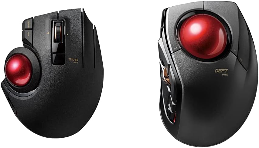 Black Thumb-Operated Trackball Mouse V912807