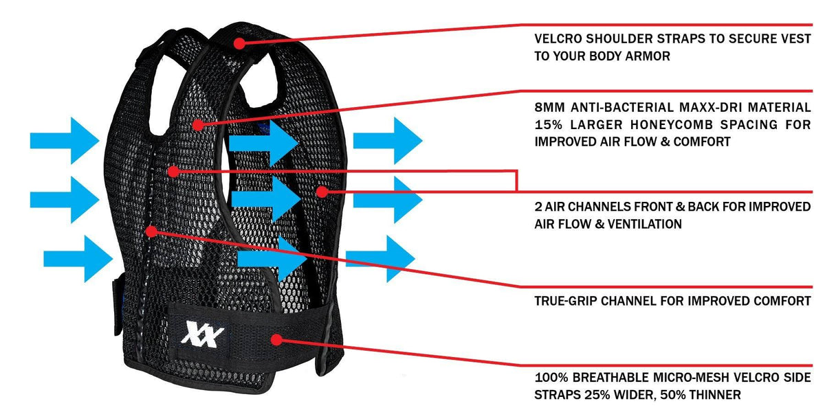 White / 3XL/4XL Tactical Body Armor Vest K45000