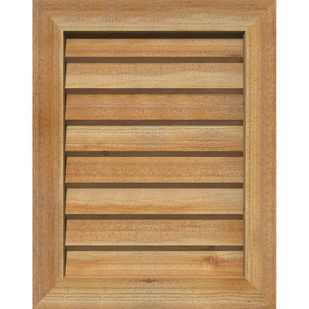 20x22W x 16x22H Unfinished Non-Functional Vertical Gable Vent P48710