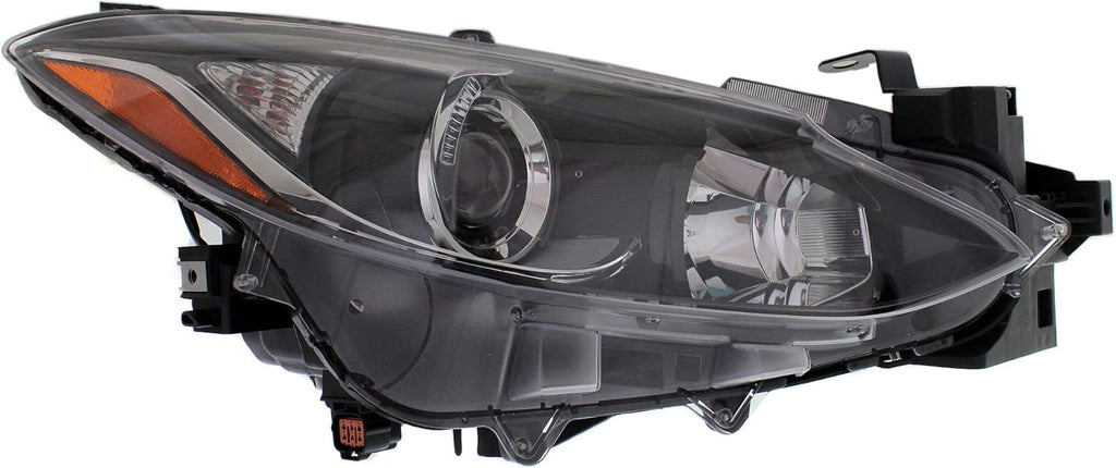 Headlight Assembly Compatible with 2014-2016 Mazda 3 Halogen Driver Side E175575