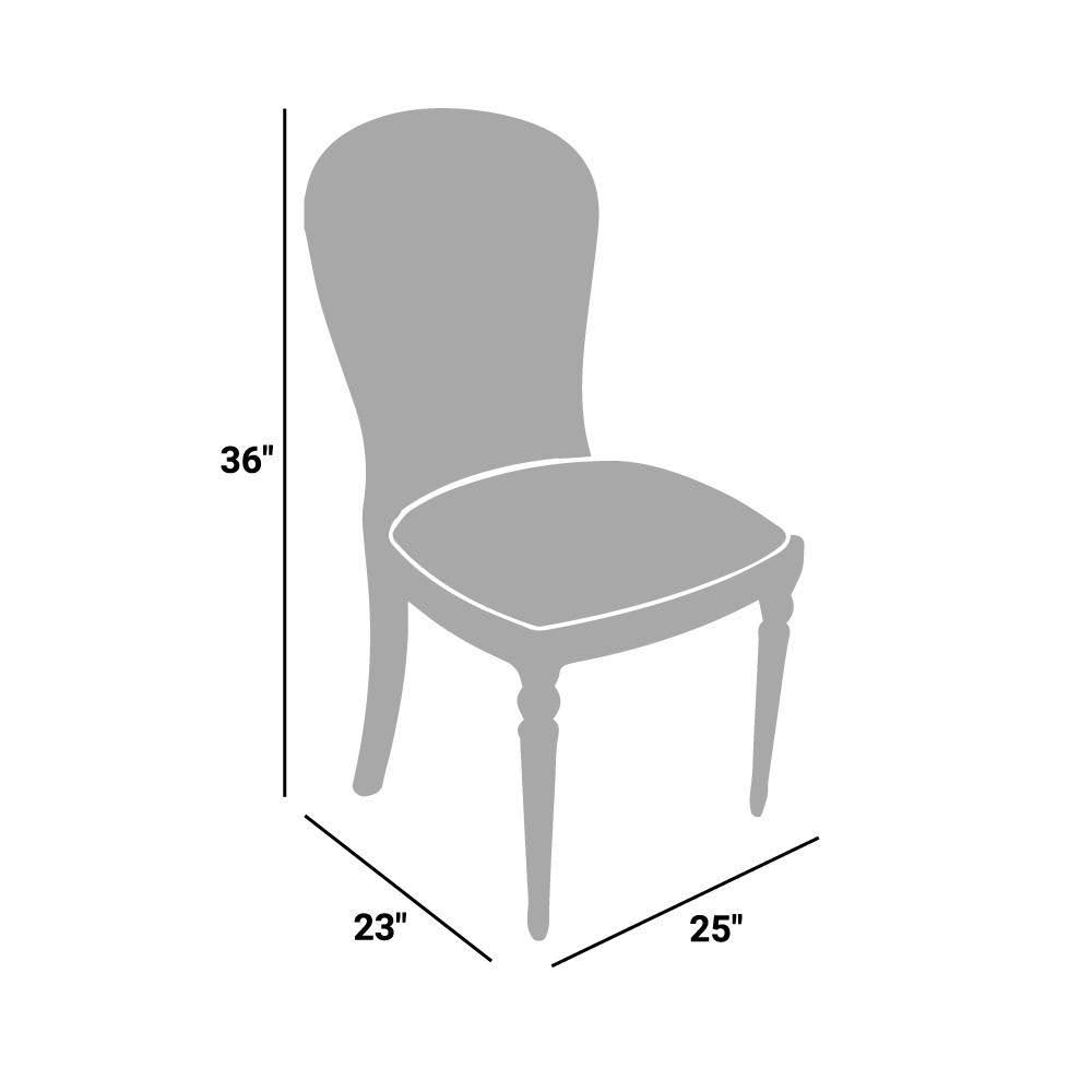 Black Vinyl Dining Chair G73775