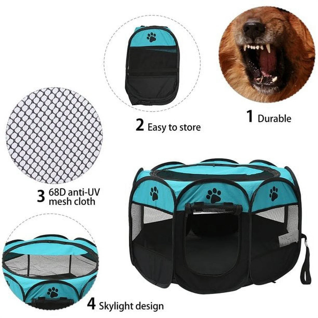 Portable Puppy Pet Tent Play Pen Folding Kennel O56286