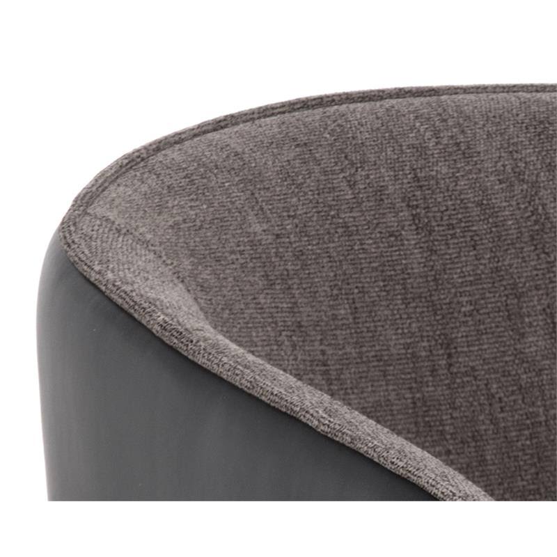 Sparrow Grey / Napa Black Dining Armchair Z324