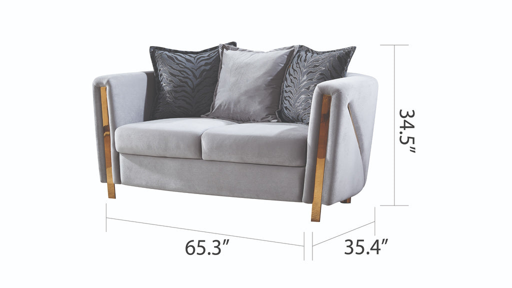 Velvet Loveseat E97961