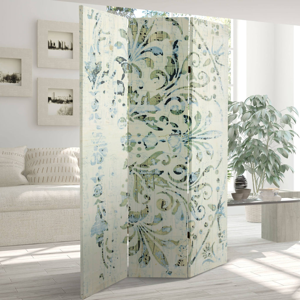 6 ft. Tall Canvas Room Divider, 3 Panel N525733