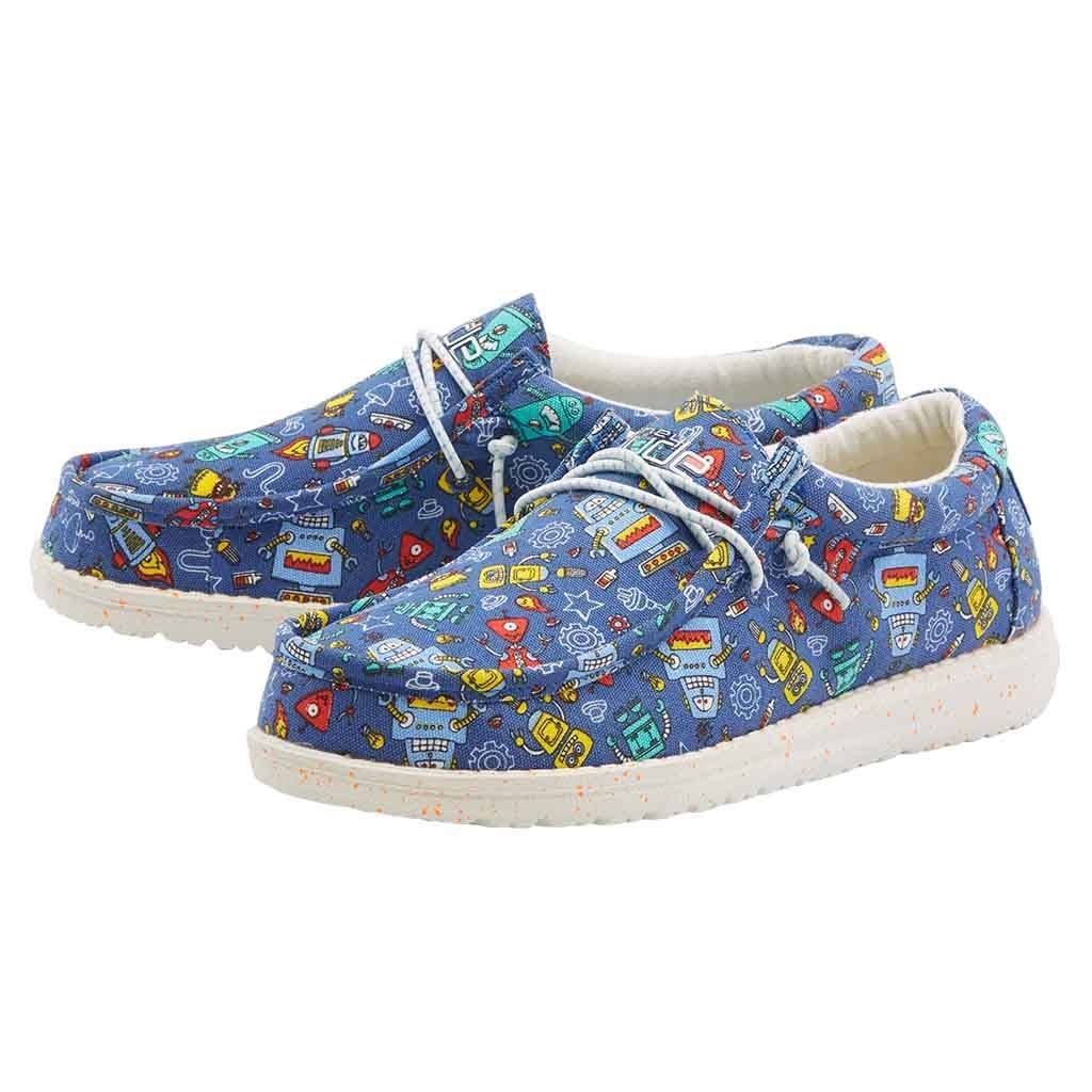 Youth Navy Camo Wally Shoes D261409