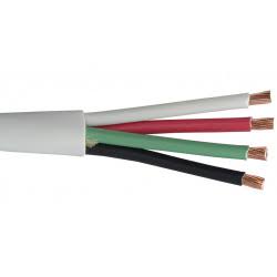 White 16 AWG 4 Conductor Plenum Cable Z747