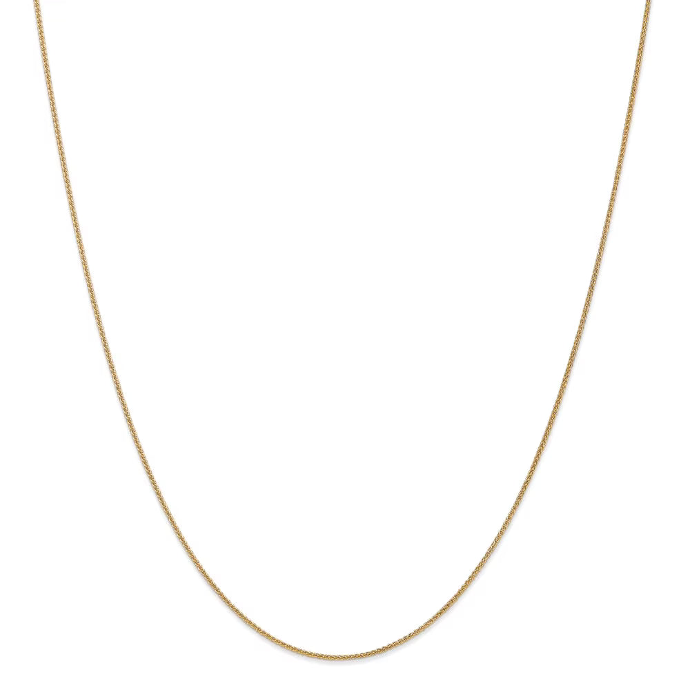 14kt Yellow Gold 1mm Spiga Chain with Lobster Clasp, 20 inch N5797