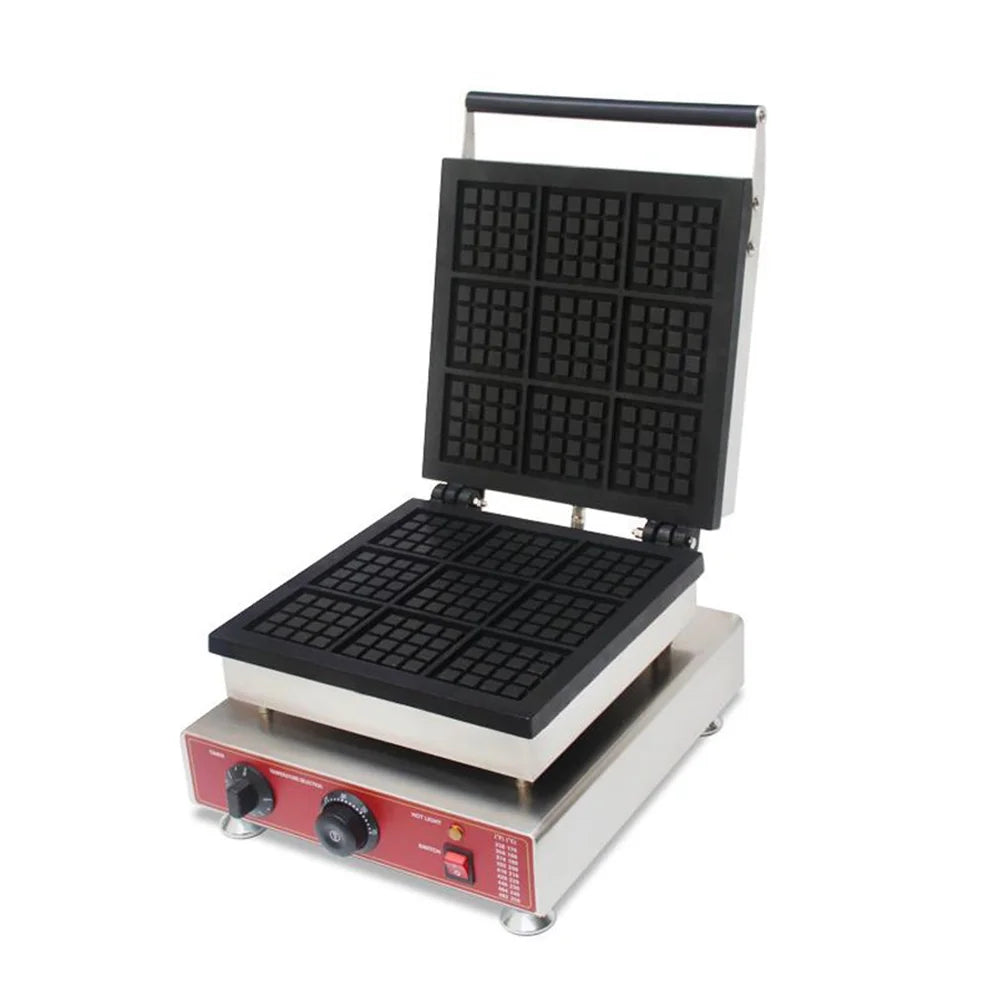 9pcs Square Waffle Maker Machine J4212