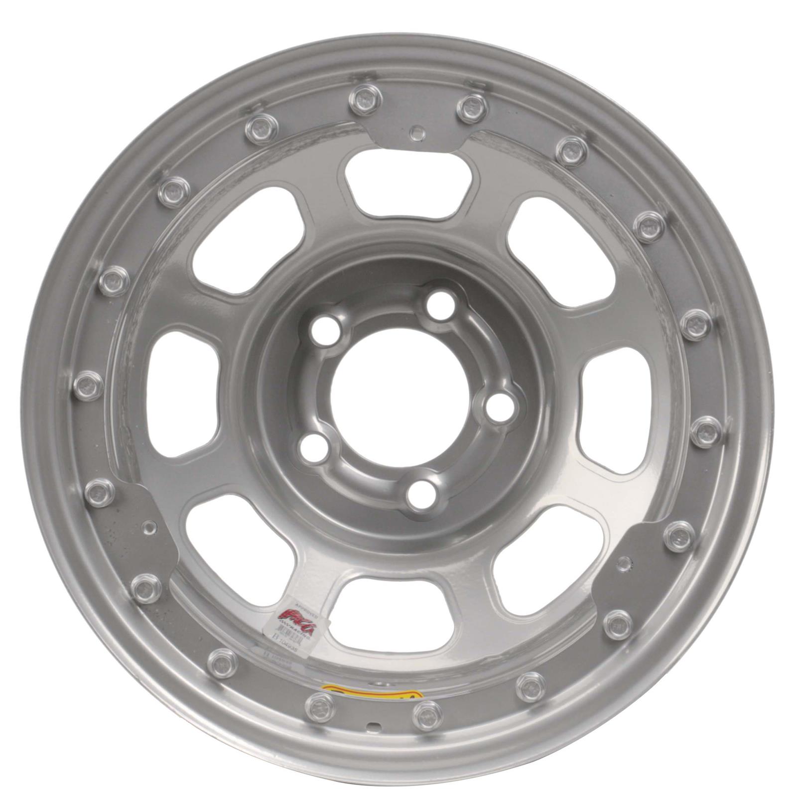 15x8 5 on 4.75 Black D-Hole Beadlock P521788