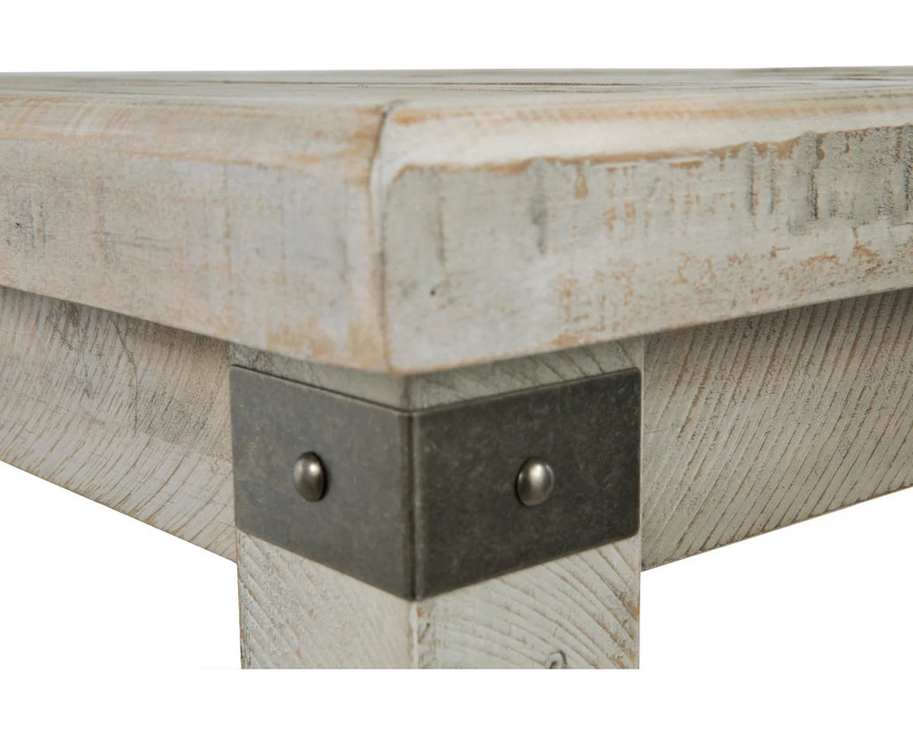 White Wash Gray End Table N7605