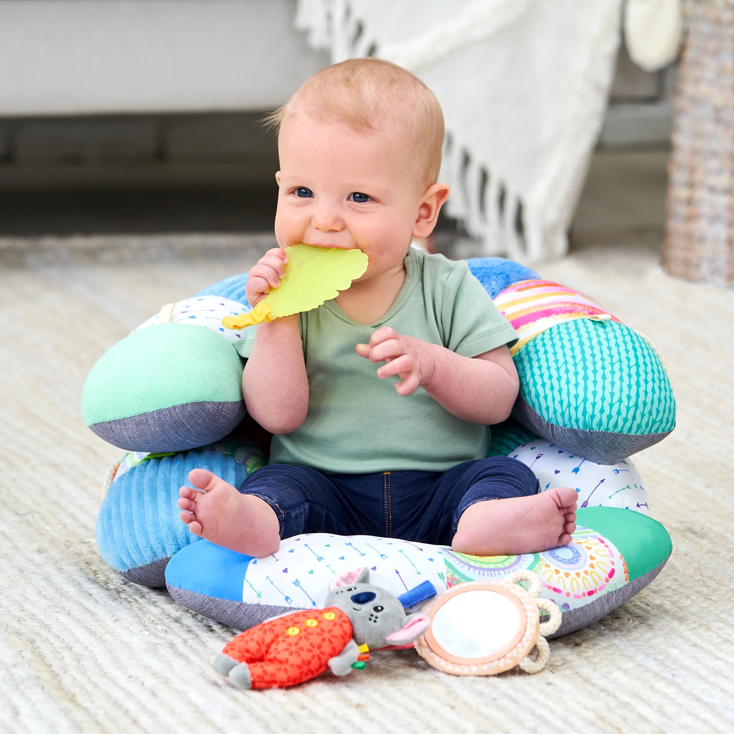 3-in-1 Tummy Time Sit Support Mini Gym F710