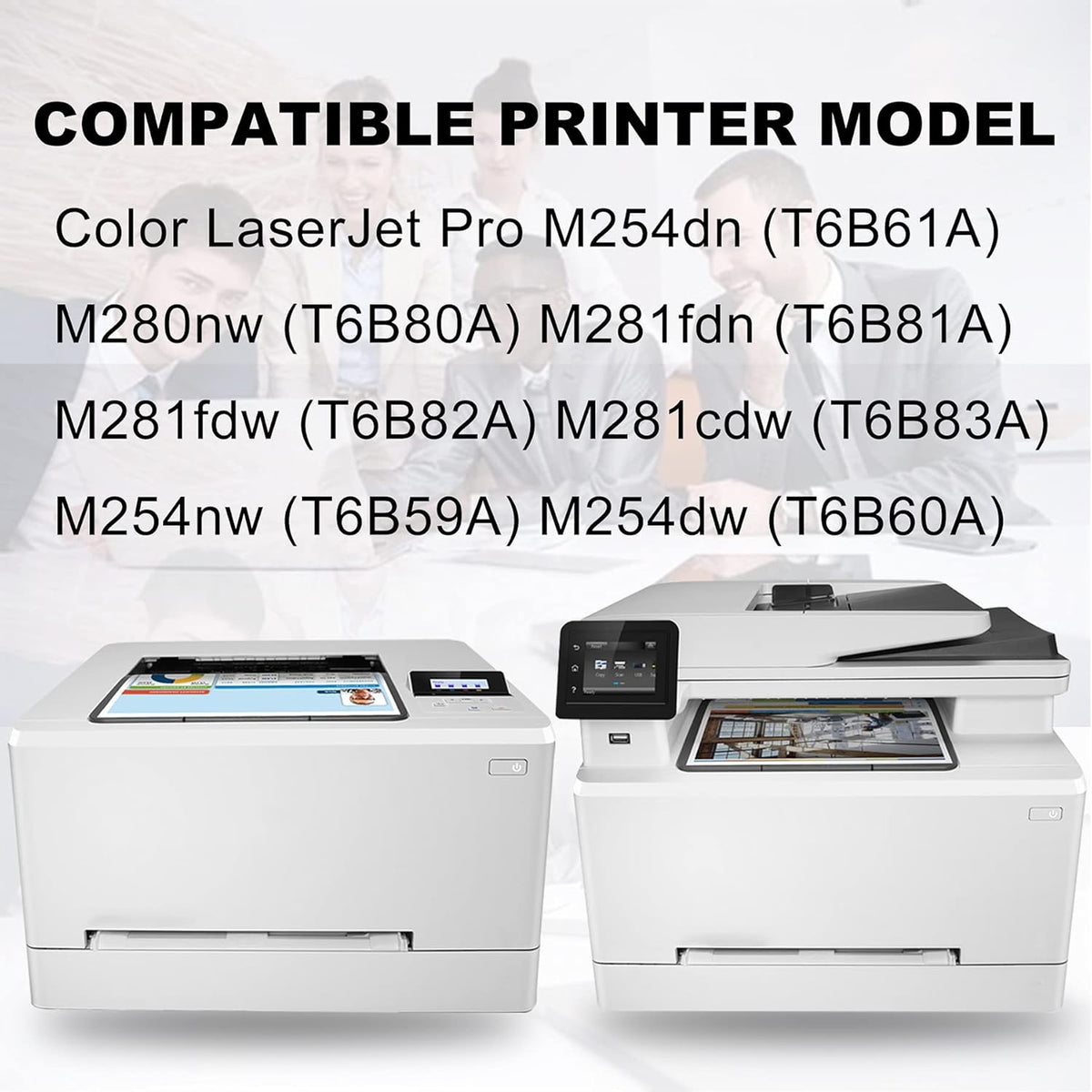 3 Pack CF501X CF502X CF503X Toner Cartridge for HP MFP M254nw M254dw M254dn M280nw M281fdn M281fdw M281cdw Printer A836818