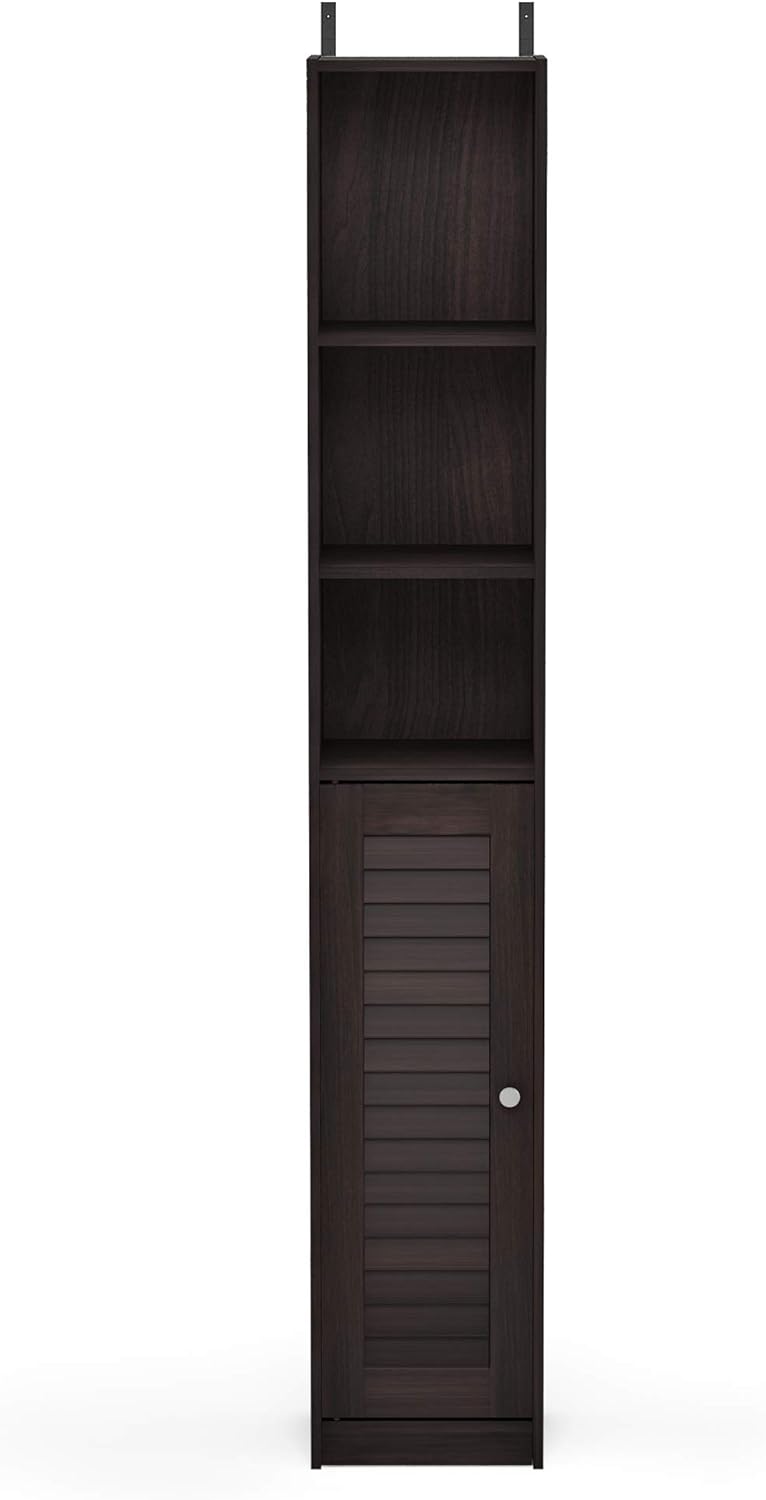 Espresso Door Bath Cabinet E8535