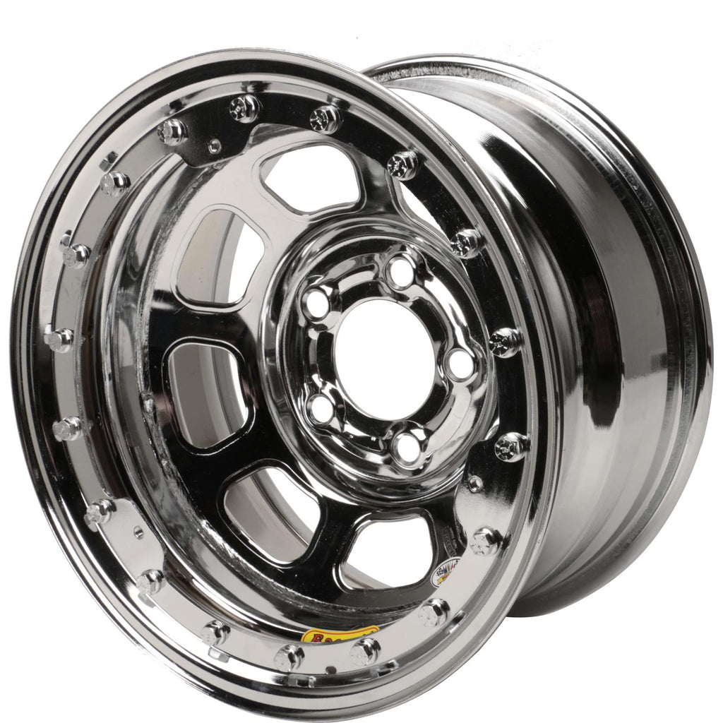 15x8 5 on 4.75 Black D-Hole Beadlock P521788