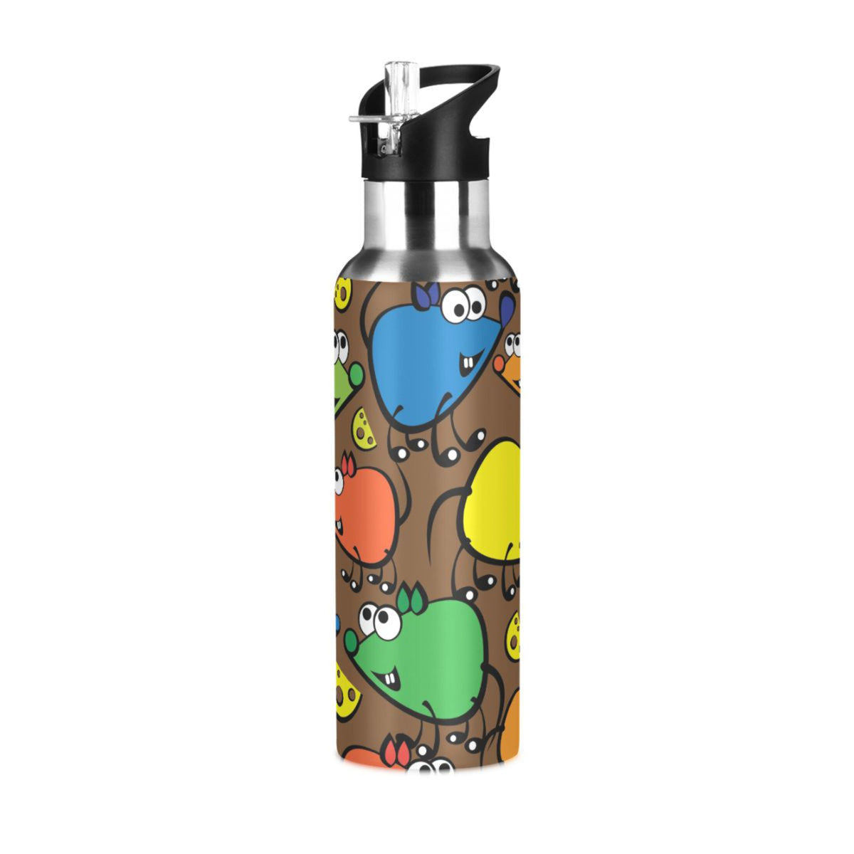 Stainless Steel Vacuum Insulated Water Bottle with Straw Lid 20 OZ X649